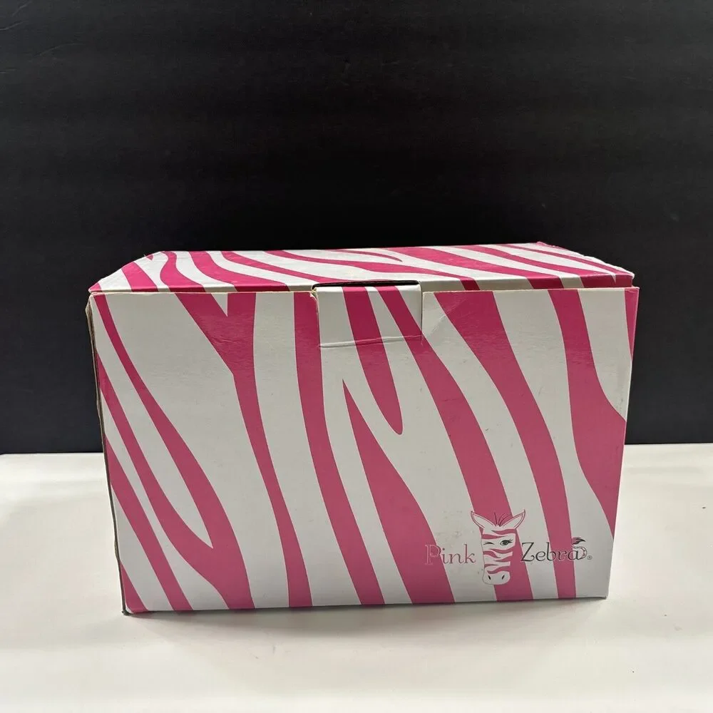 Pink Zebra Stacked Boots Wax Melt Warmer Sprinkles Accent Shade Retired NIB - Picture 13 of 13